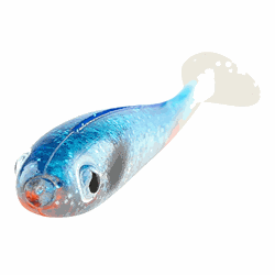 IFISH The Demon Shad 10 cm - Ghost blue